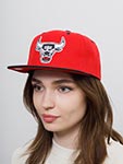 Бейсболка MITCHELL NESS арт. 6HSFRI20095-CBURDBK Chicago Bulls NBA (красный / черный)